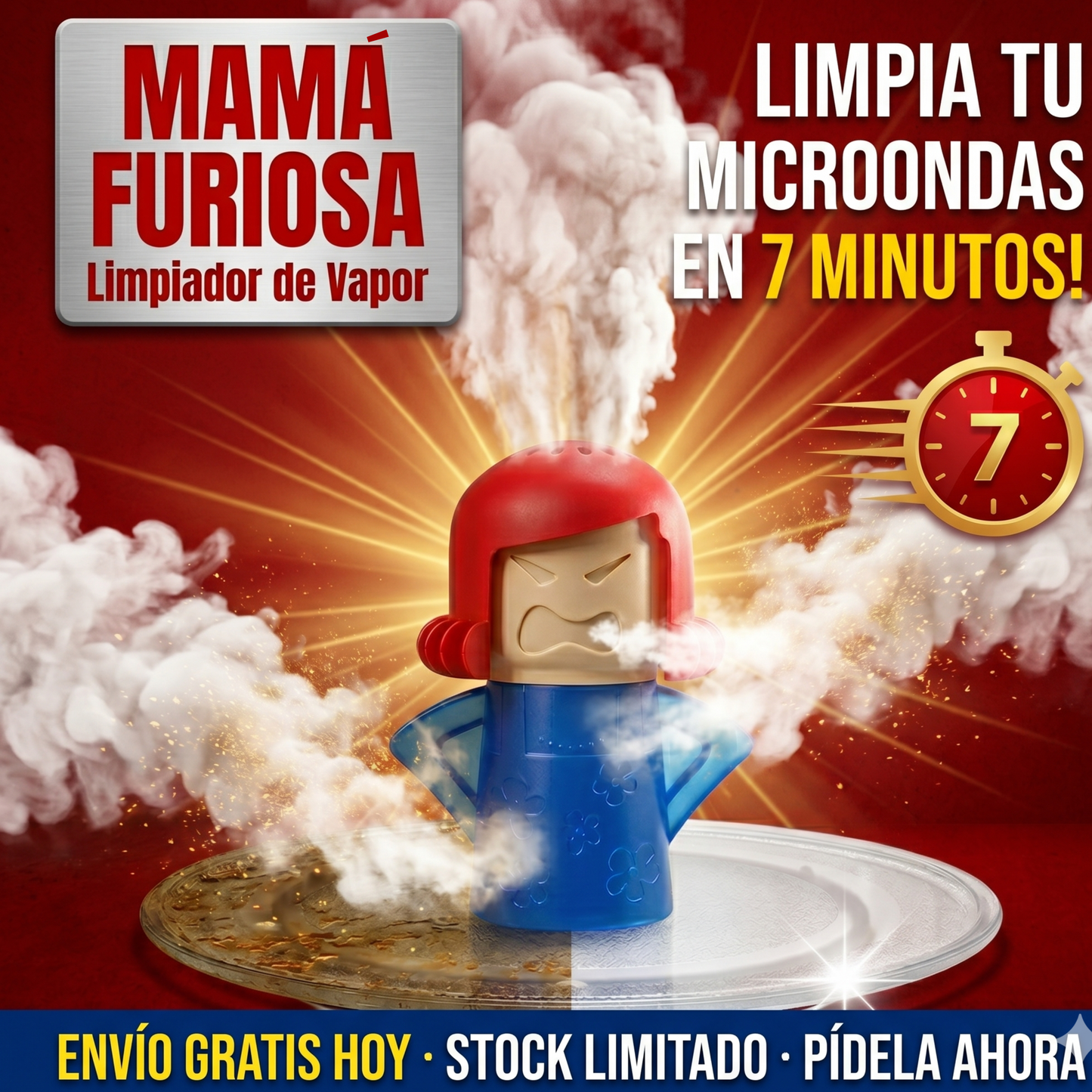 ANGRY MAMA, SteamRage™ Desengrasante total