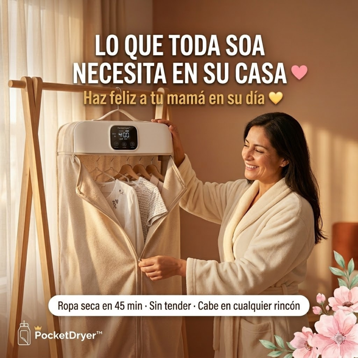 PocketDryer™  Olvídate de la Secadora, Seca tu ropa al instante donde quieras!
