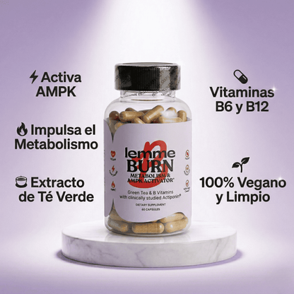 MetaFire, Quemador de Grasa con Activador AMPK, Té Verde y Vitaminas B6 & B12